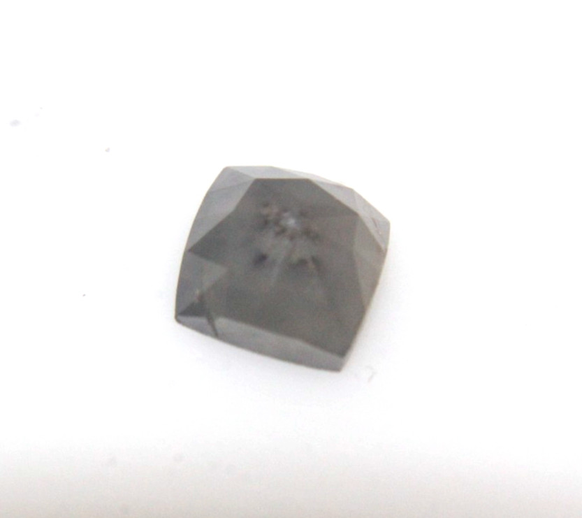 0.92Cts Square Shape Gray Color Rose Cut Natural Diamond 5.43×5.33×3.05 MM