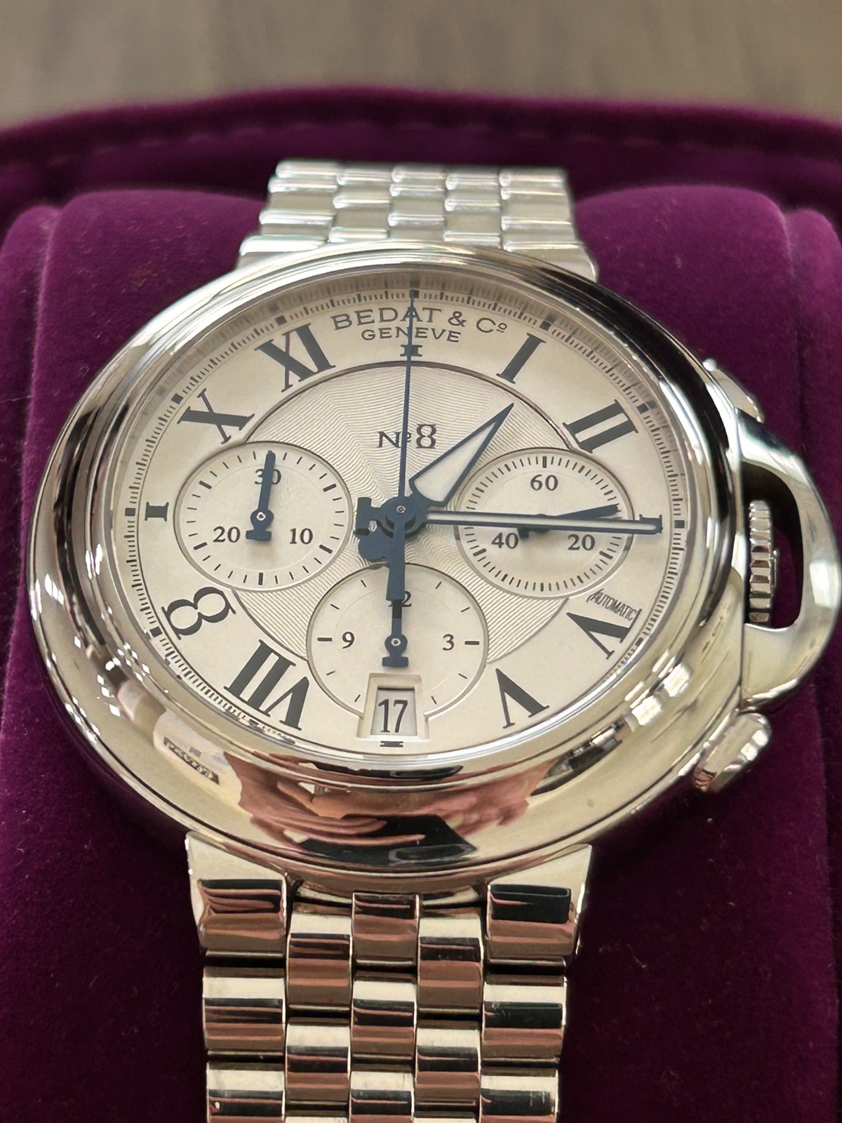 Bedat & Co Date Ref. 830 41.5mm Automatic Chronograph #W280942-1