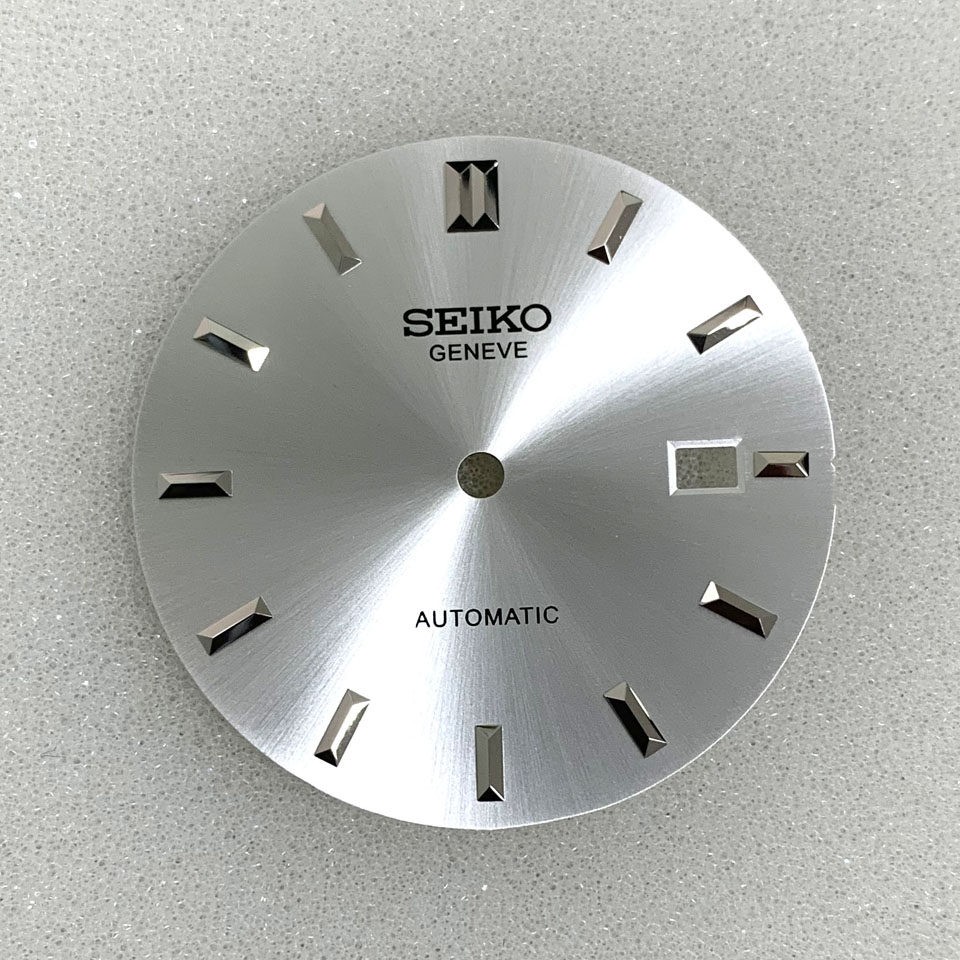 33mm Sunburst Pattern Watch Dial No Lume for Nh35 Nh36 Movement Accessories