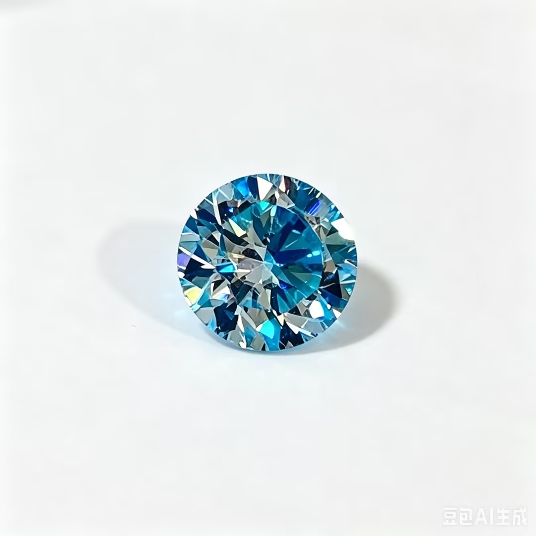 VVS1 Moissanite Loose Round Cut 0.5-3ct Four Colors Handmade Jewelry Supply GRA