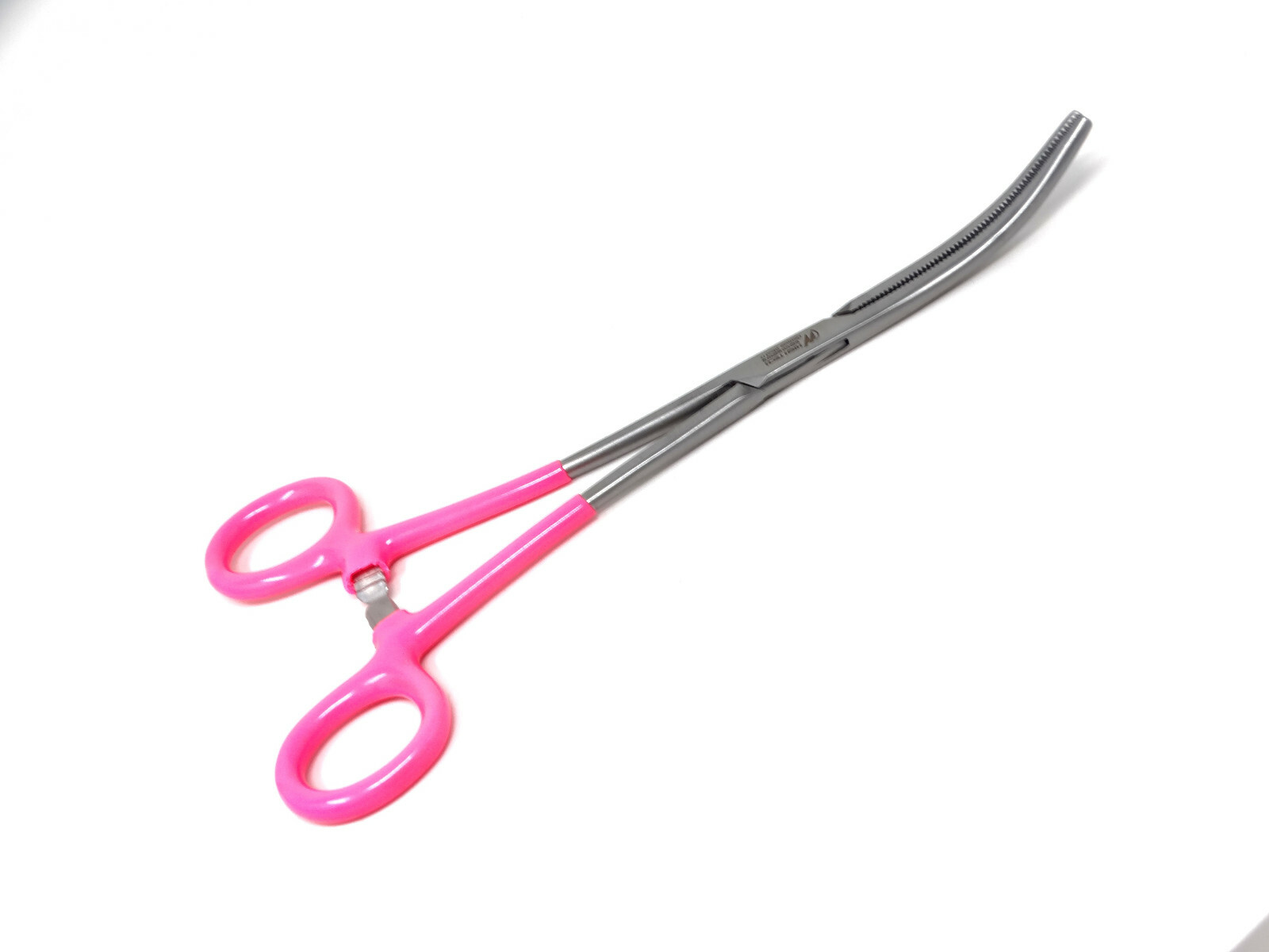 2 Jewellery Craft Wire Looping Locking Pliers Straight + Curved Vinyl Grip 8″