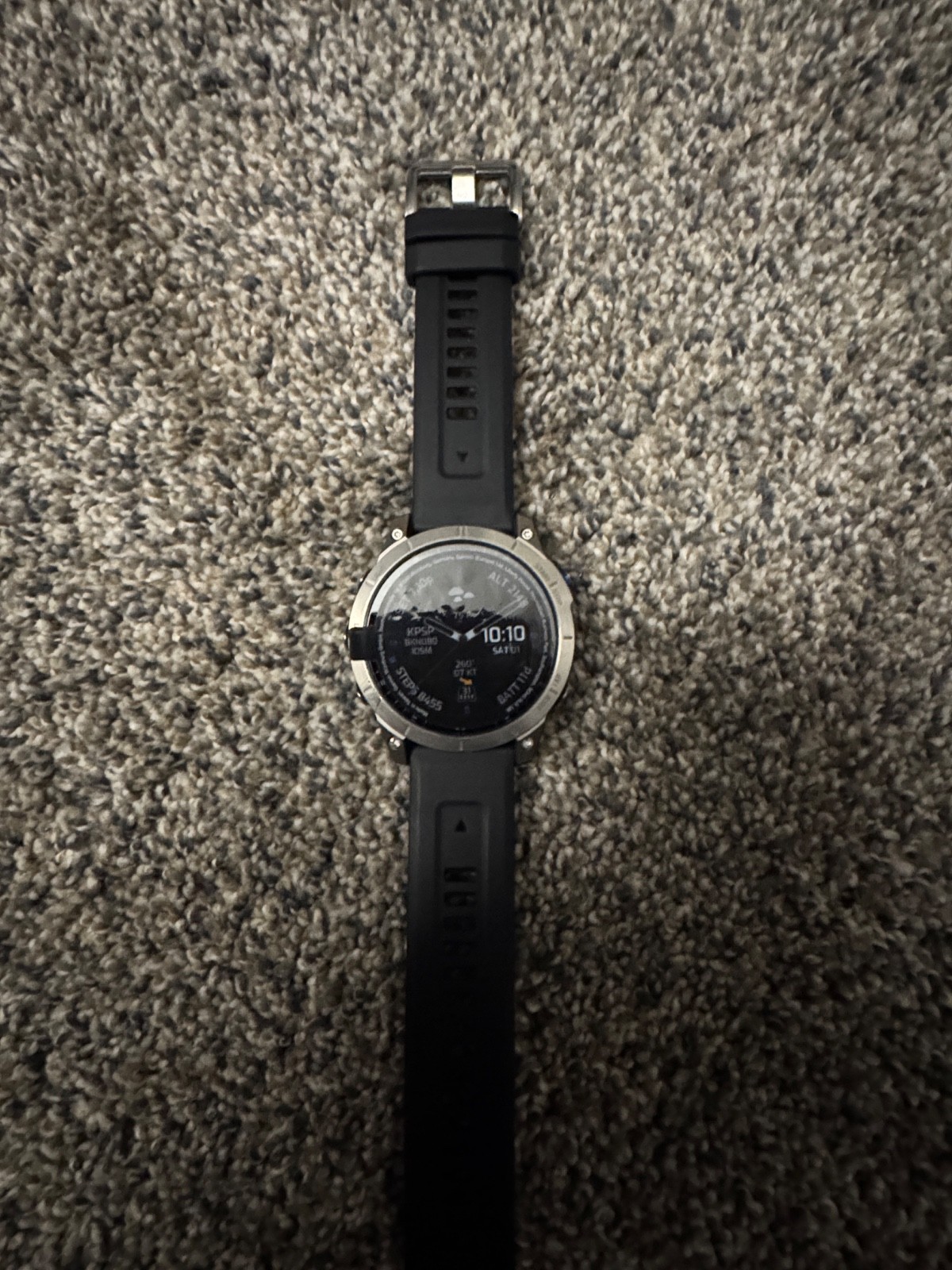 Garmin D2 Mach 1 Aviator GPS Smartwatch Oxford Brown Leather Band 010-02582-54