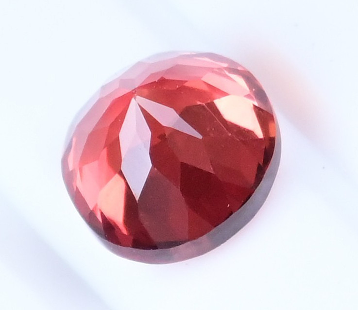 4.10 Ct Natural Myanmar Red-Orange Spinel Round Cut Certified Flawless Gemstone