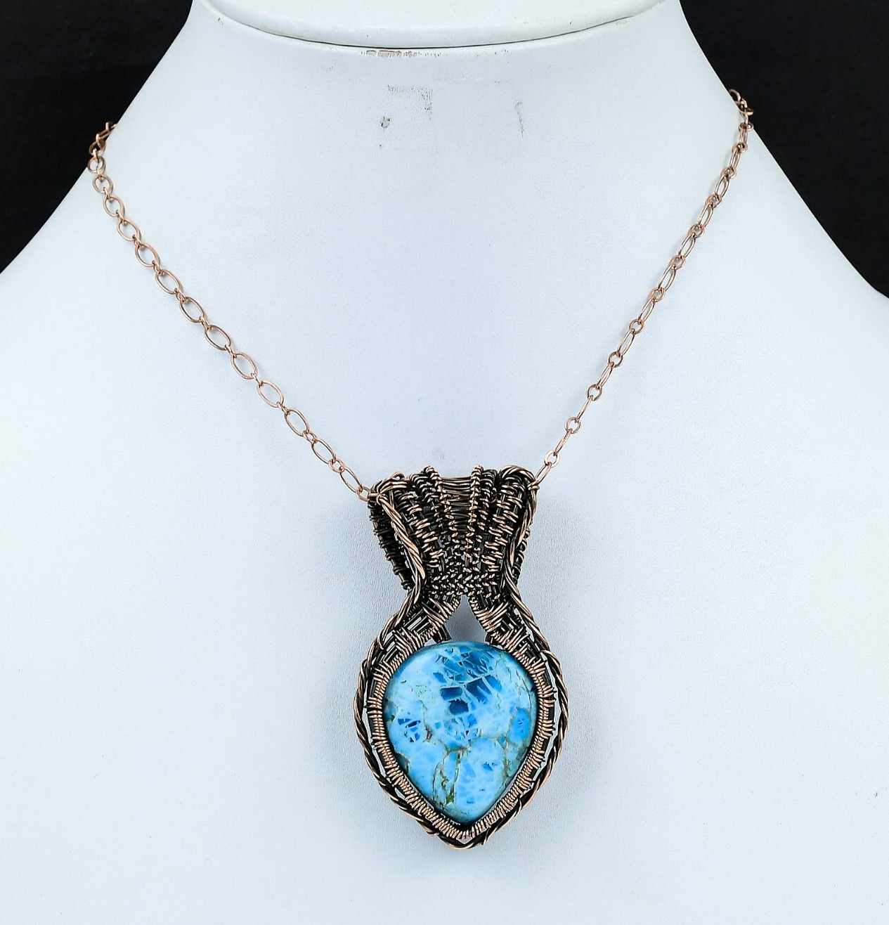 Neon Apatite Handmade Gemstones Cropper Wire Wrapped Pendant Jewelry