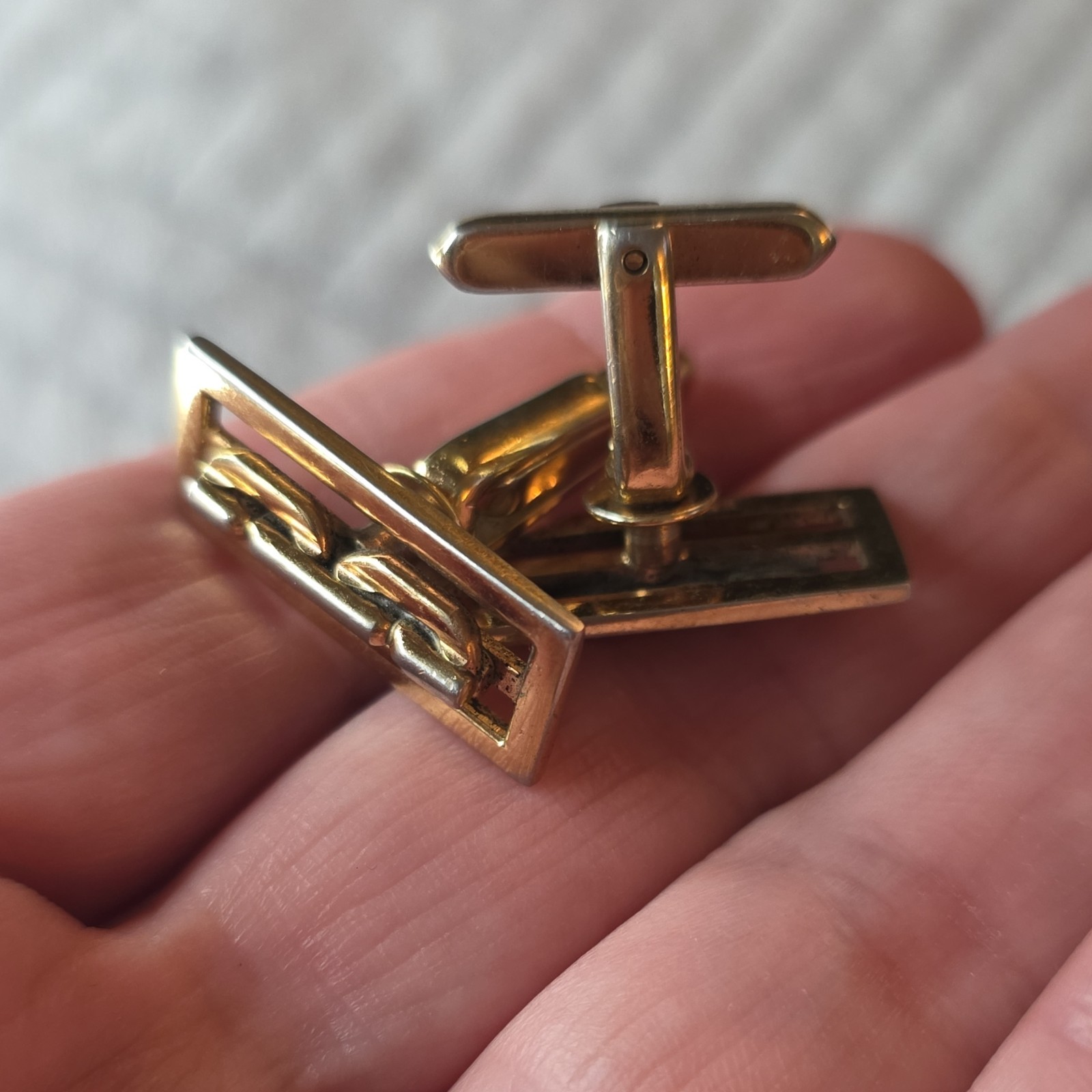 Chain Link HICKOK SINGLE Vintage Cuff Link replacement lost/broken zp43