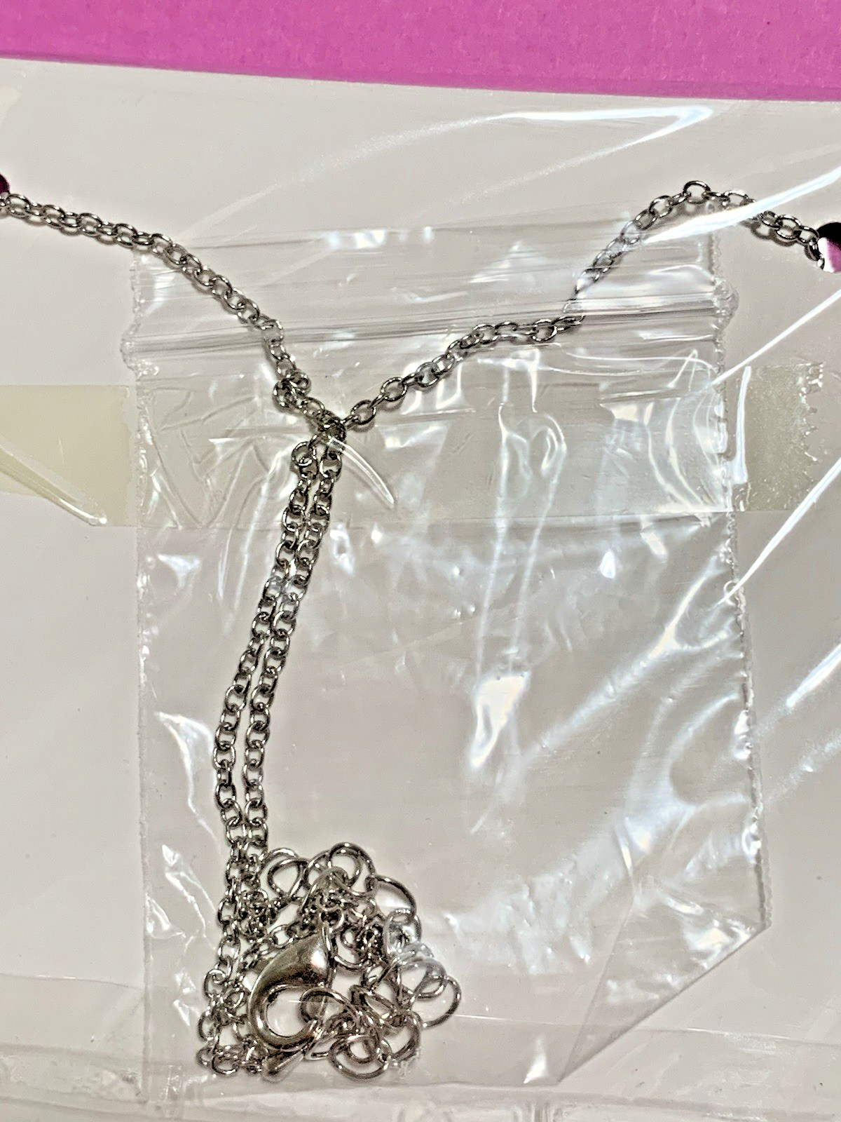 Lovita & Co. 2 PC Necklaces LOVE & SHIP Silver Tone Crystals Beachy Brand New