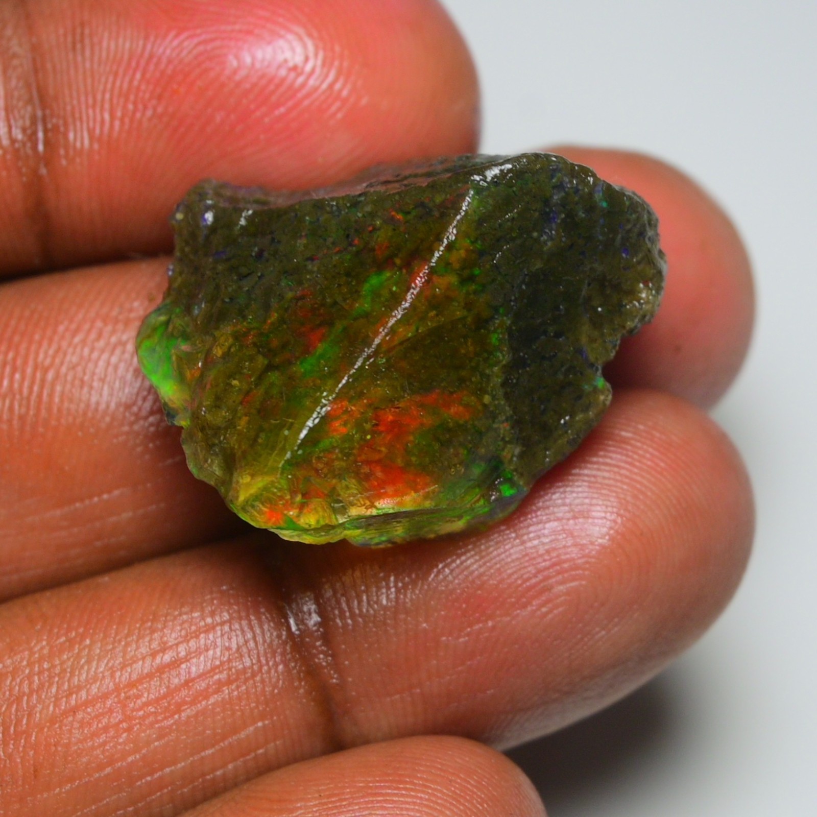 Opal Rough 40.55 Ct Natural Ethiopian Raw, Crystal Opal Specimen, Opal Gemstone