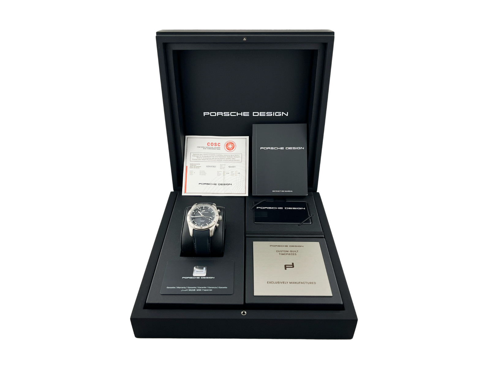 Porsche Design custom-built Globetimer GMT ref. WAPA71IND0L033, complete set