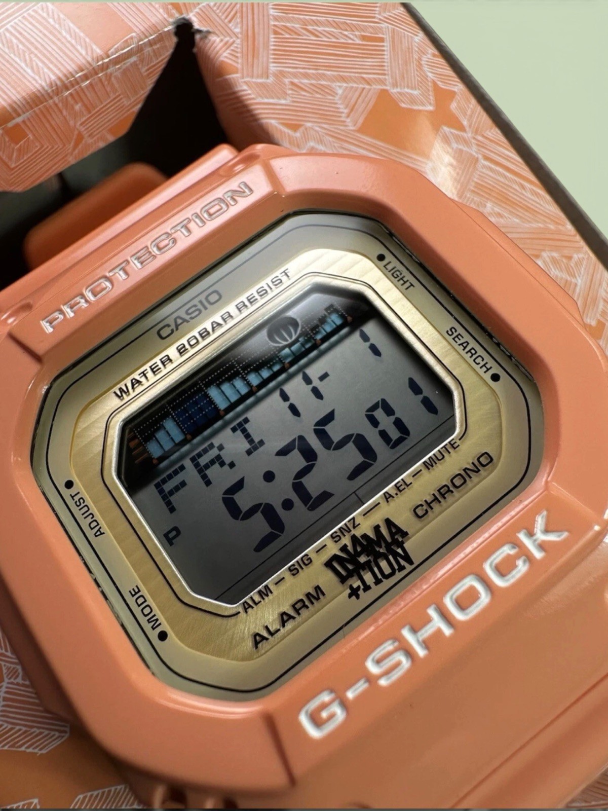 Casio GLX5600XA-4 G-Shock Limited Ed Hawaiian Salmon Men’s Watch NEW!!