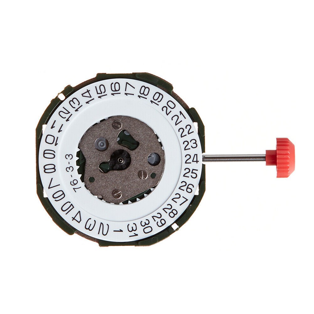 3 Hands Quartz Watch Movement With Battery Date@3 Replacement For Miyota 2115