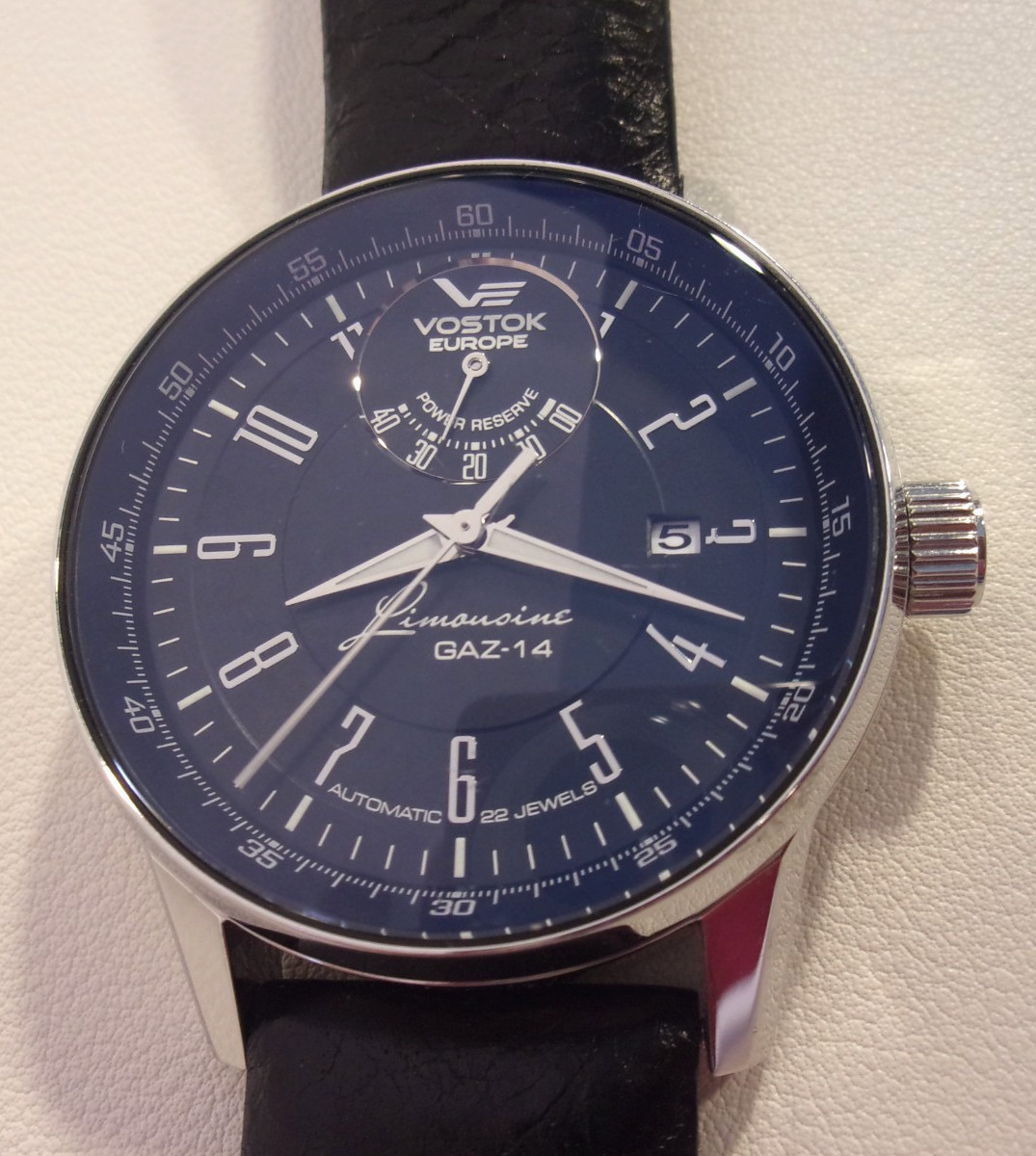Vostok Europe Limousine automatic watch. Power reserve indicator. 1075/3000 Used