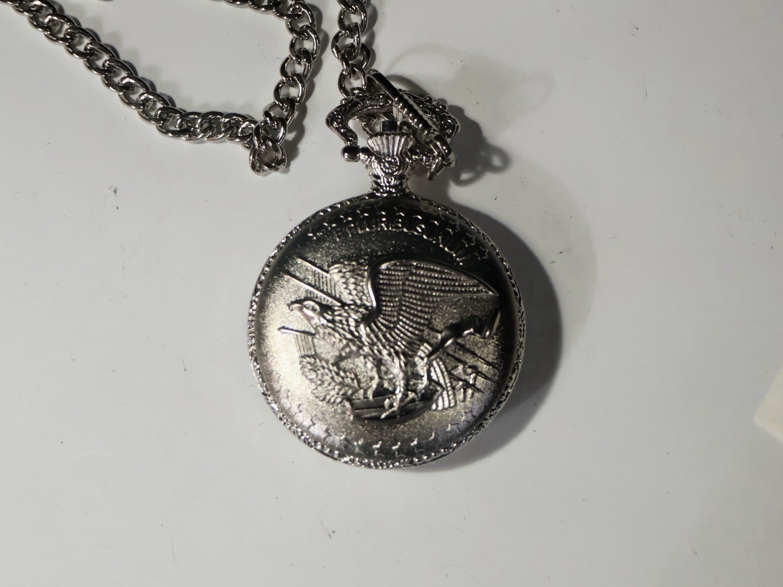 American Coin Treasures Presidential Seal Half Dollar Pocket Watch.