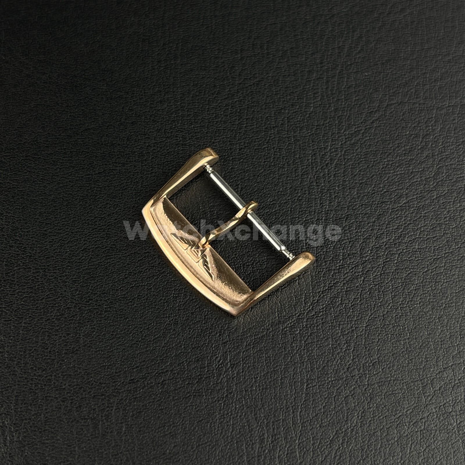 Rose Gold Longines Classic Tongue Buckle Leather Watch Strap Band Clasp 18 20mm