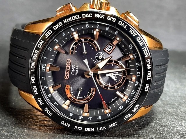 [N MINT] SEIKO Astron SBXB055/8X53-0AC0-2 Solar Powered Radio Men’s Watch