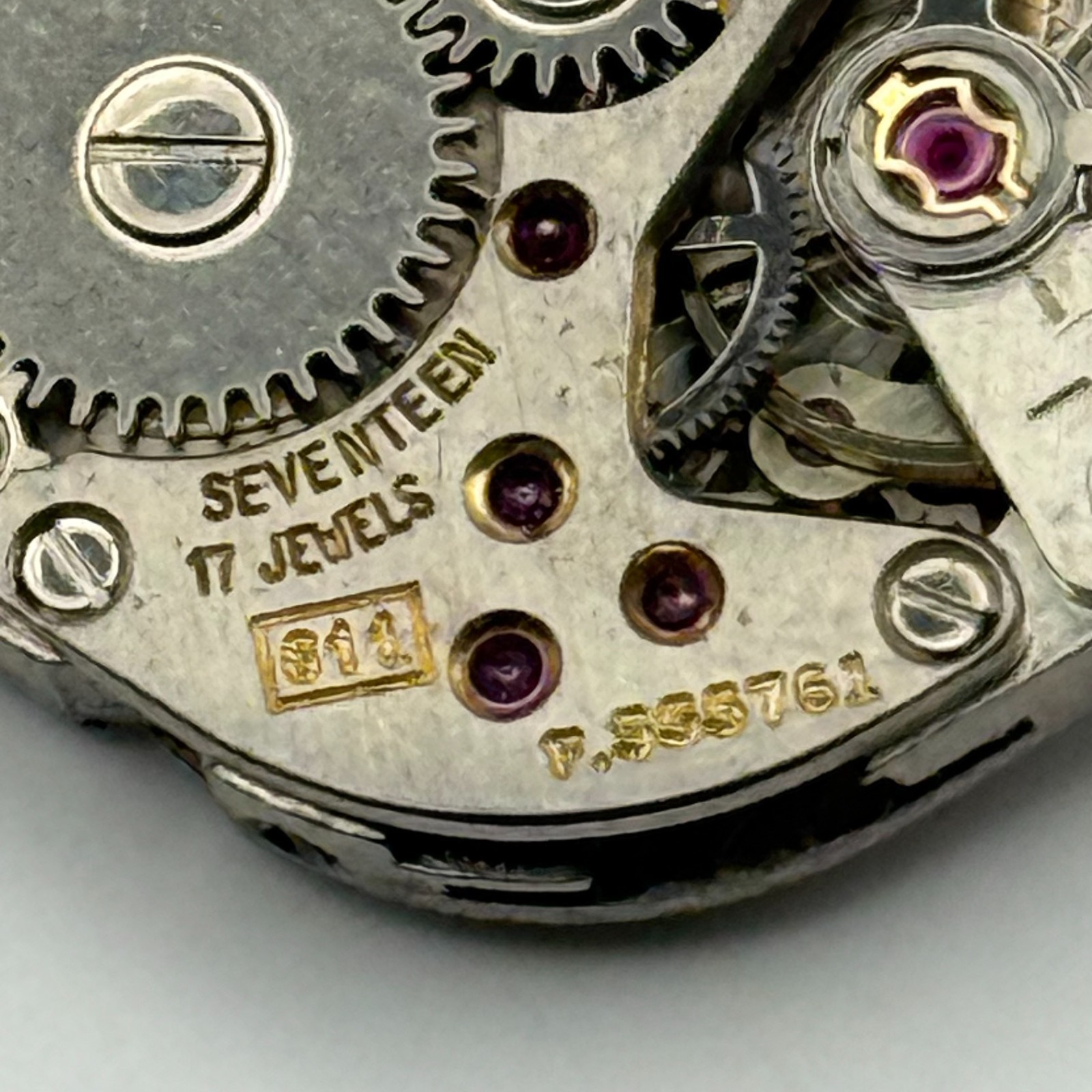 FHF 69-21 Watch Movement Rone 17 Jewels Swiss Manual Wind Parts Repair 15.3mm