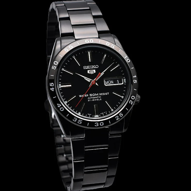 Seiko 5 Automatic SNKE03K1(SNKE03KC) Black Dial 21 Jewels Men’s Watch NEW Japan