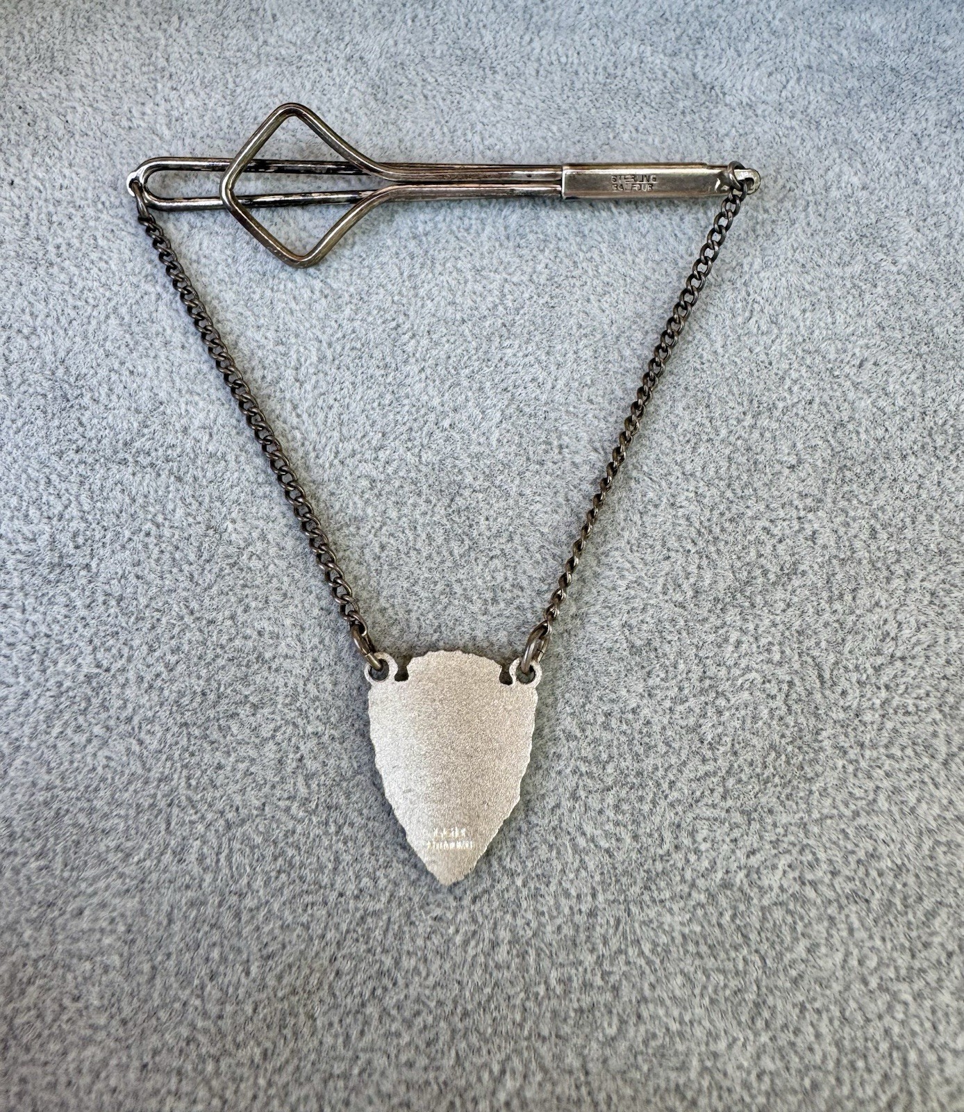 Vintage National Park Service Sterling Silver Tie Chain by Balfour – NPS .925