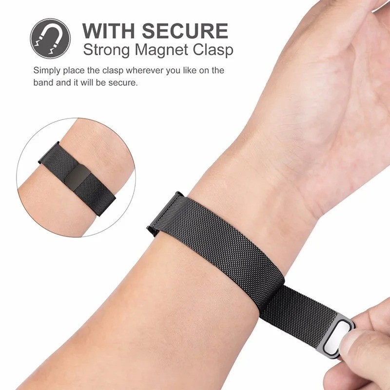 Metal Strap For Garmin Vivoactive 3 4 4s 5 6 Band Watch Venu 2 2s 3s SQ Bracelet