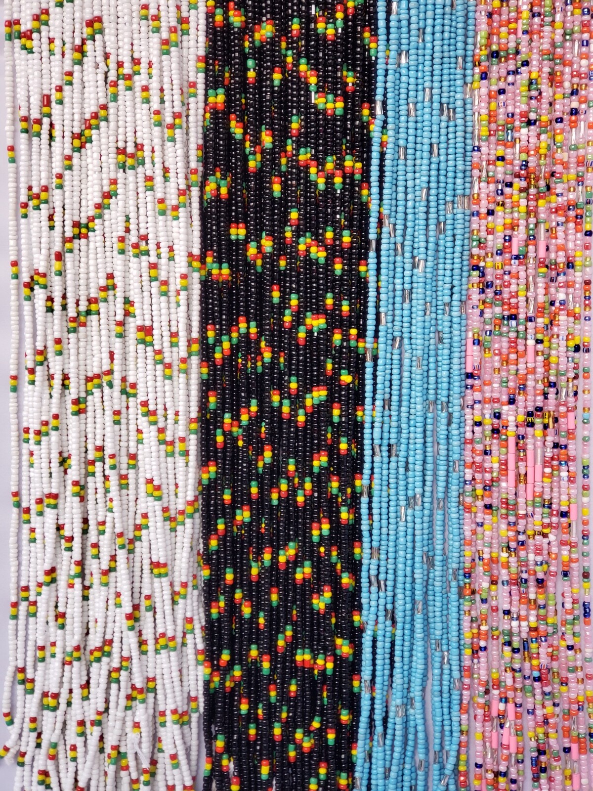 28″-50″ Elegant Tie On African Waist Beads Belly Chain Jewelry Waist Controller