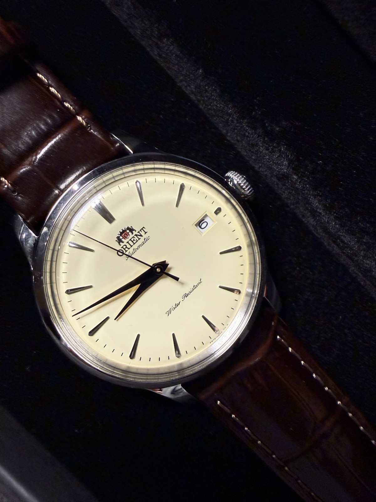 💥NEW💥 Orient Bambino V7 Champagne Dial Auto RA-AC0M04Y30B 38mm FREE SHIPPING