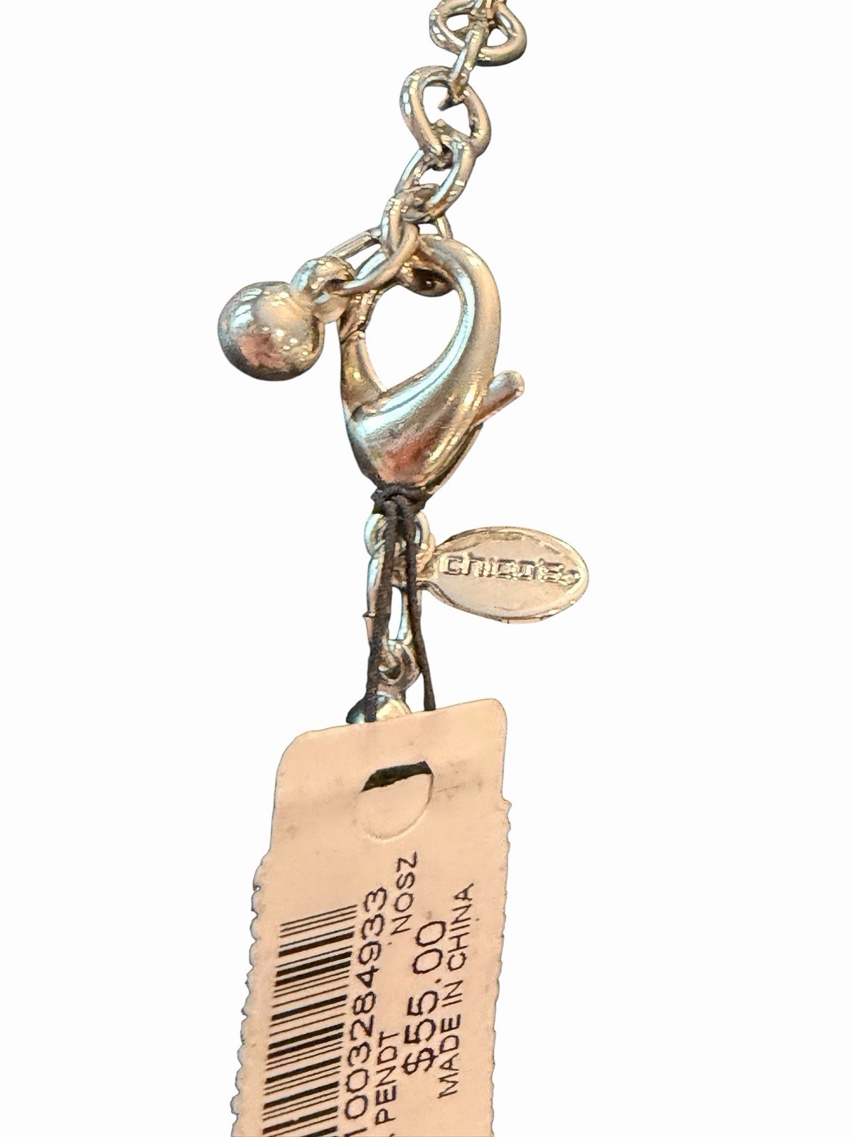 Chico’s Hera Pendant Necklace Turquoise Blue Statement Necklace NEW $55 Mermaid