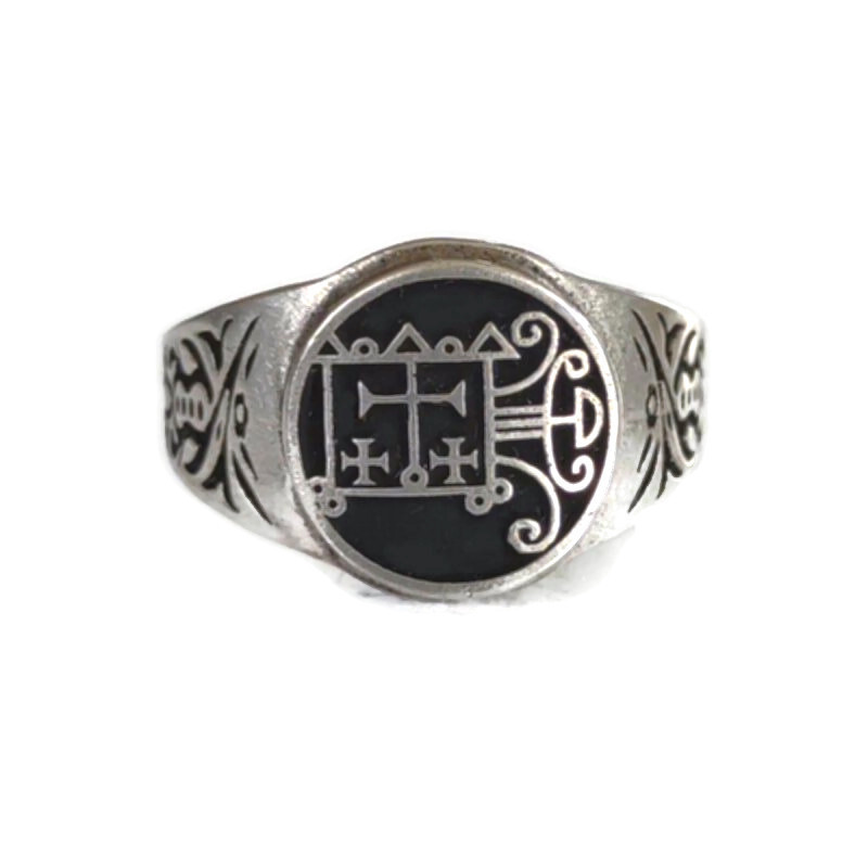 #55 Orobas Ring Aleister Crowley Lesser Key Goetia 72 Demons + Optional pendant
