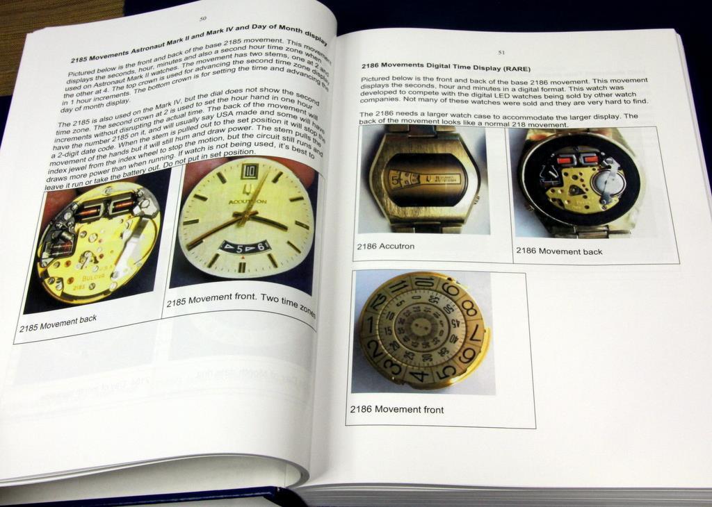 “Complete Guide to Bulova Accutron watches” HARDBOUND BOOK 530 PAGES 1100 ID’D