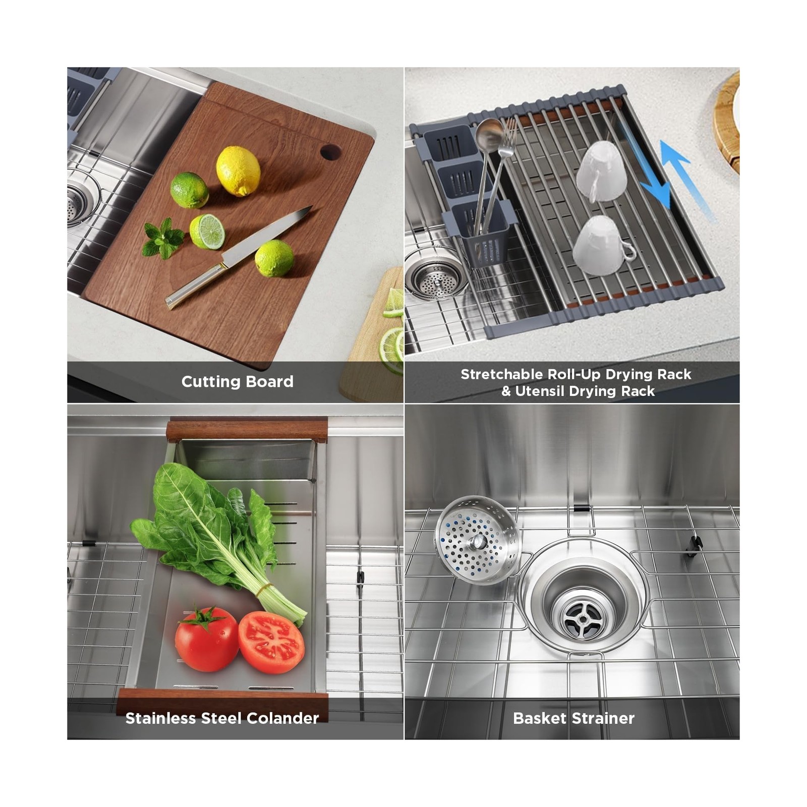 30 Inch Undermount Kitchen Sink Superior Drain Kitchen Sinks 11 Gauge (3mm) S…