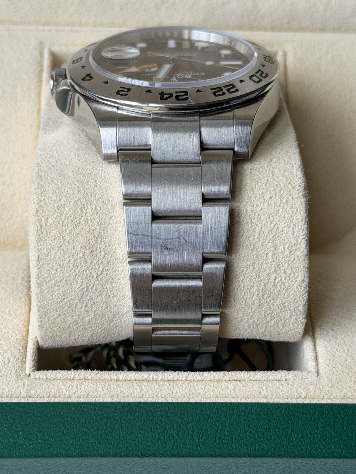 2020 Rolex Explorer 216570 Oyster Bracelet with Bezel Black FULL SET