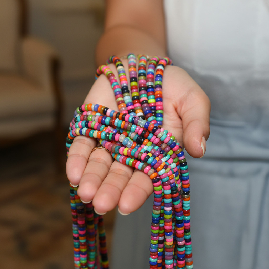 Multi Color Opal Beads Strand 4-5mm Rondelle Gemstone 16 Inch Jewelry Making