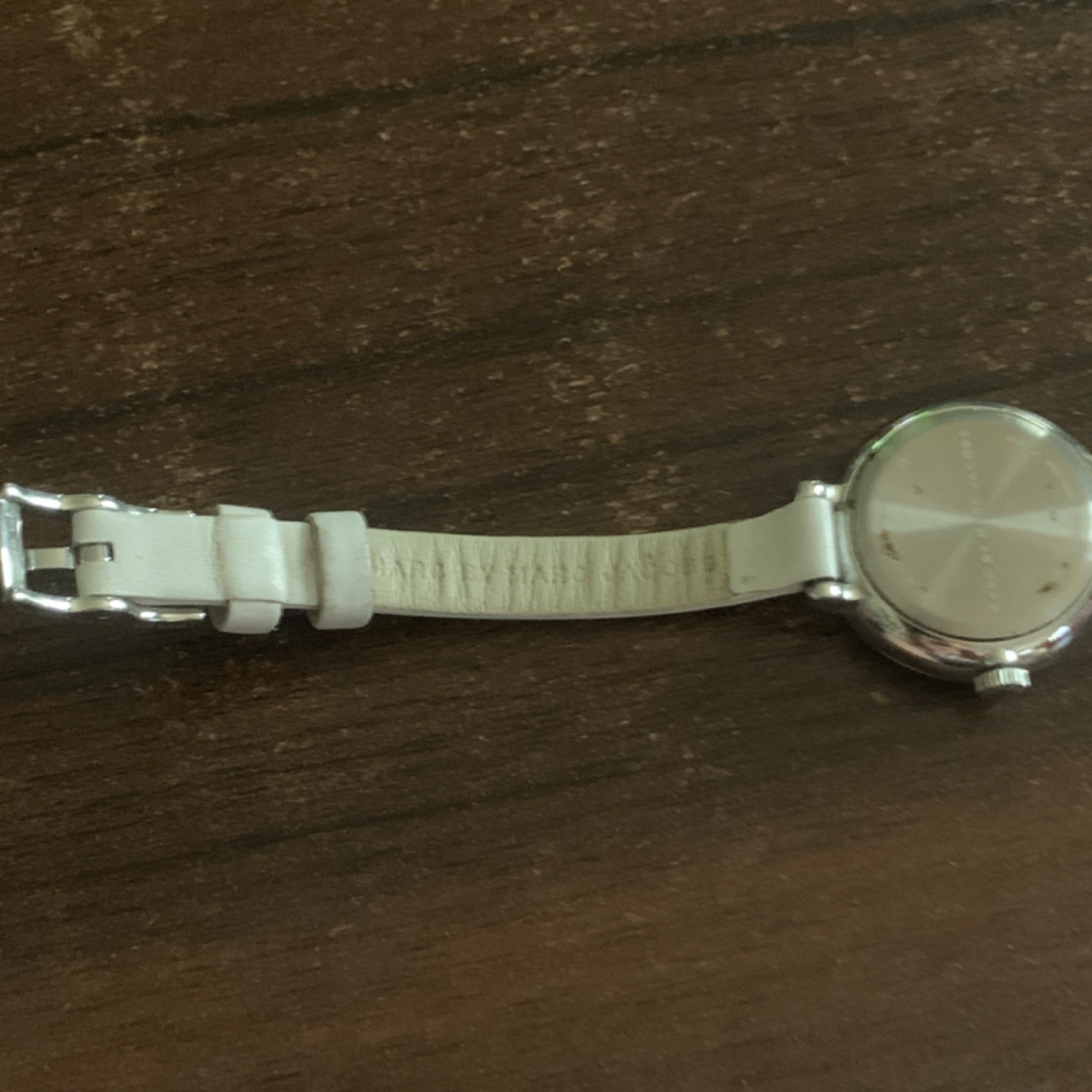 Marc by Marc Jacobs Women’s Quartz Watch White Dial Strap Silver Case 50m