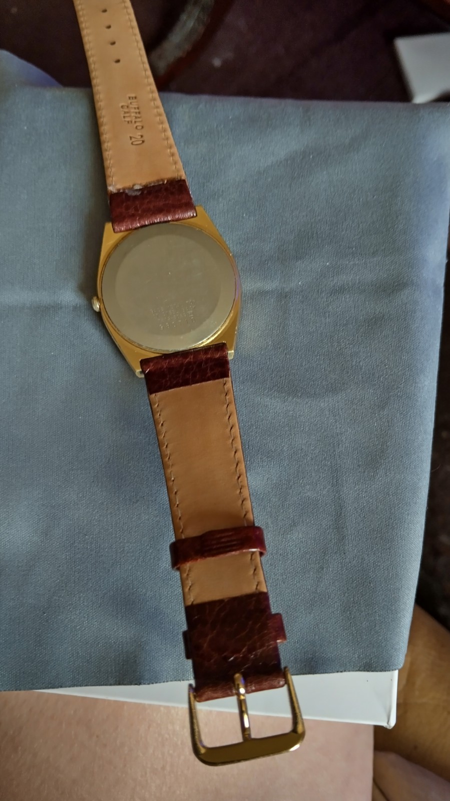 seiko gold plated watch in nice condition
