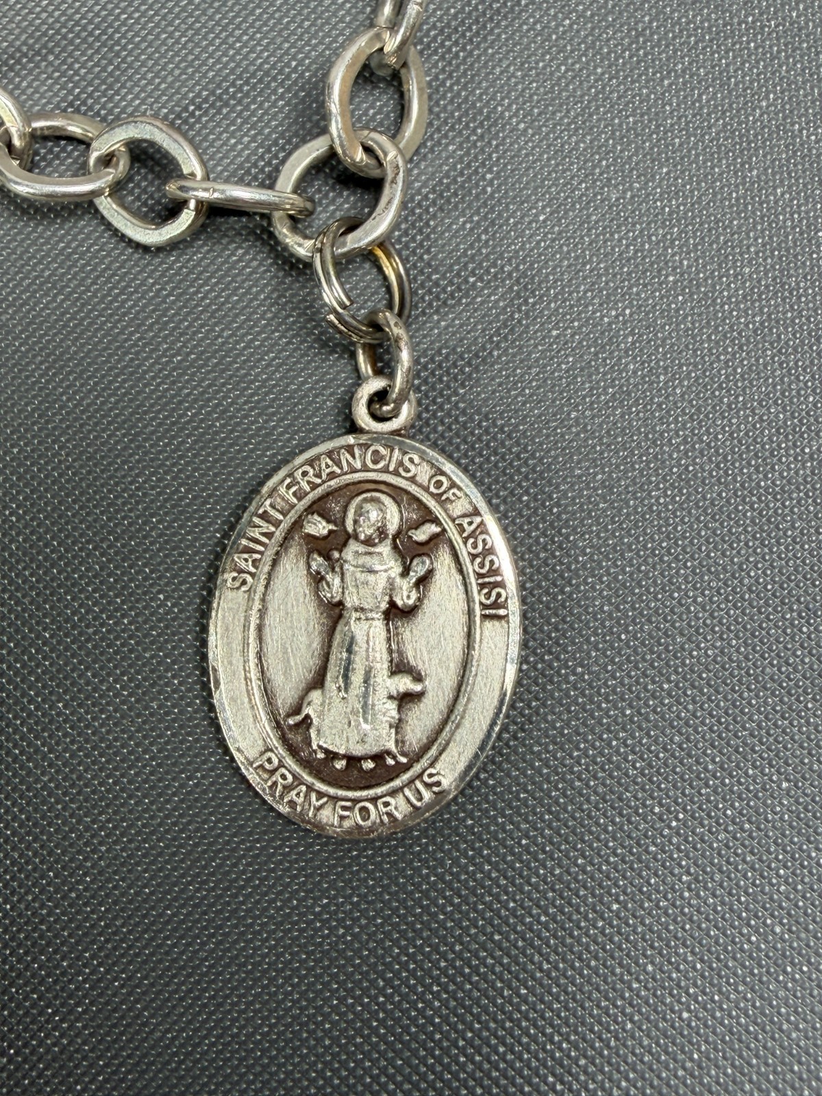 James Avery 925 Sterling Bracelet Bliss St Francis Cecilia Rose Ignatius Charms