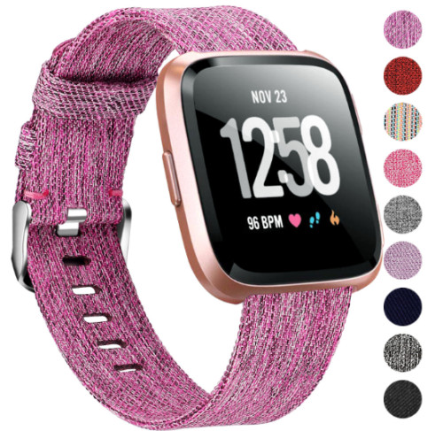 Fabric Watch Band For Fitbit Versa / Lite / Versa 2 Sports Strap Wristband