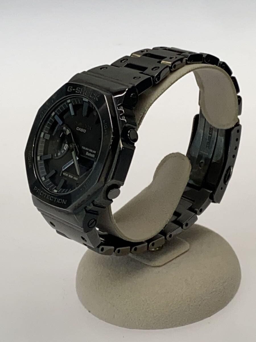 CASIO G-SHOCK GM-B2100BD-1AJF Black Stianless Steel Solar Digital Analog Watch