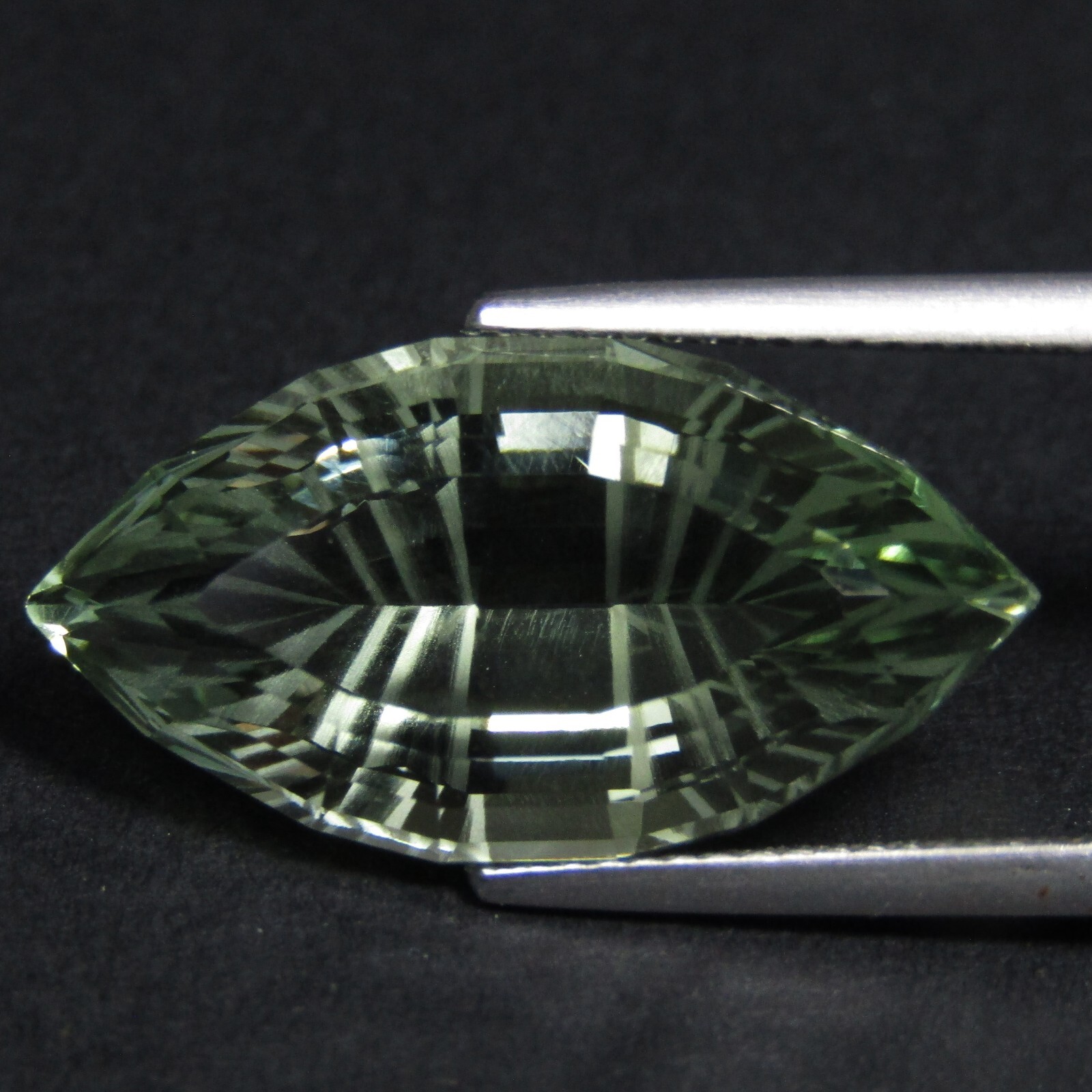 14.60Cts Natural Lovely Green Amethyst(Prasiolite) Marquise Magic Cut Gemstone