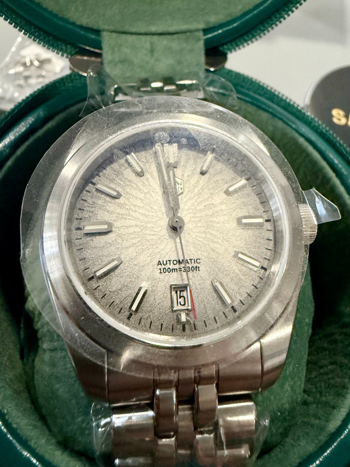 San Martin 39mm SN0144 Grey & White Dial Automatic Watch