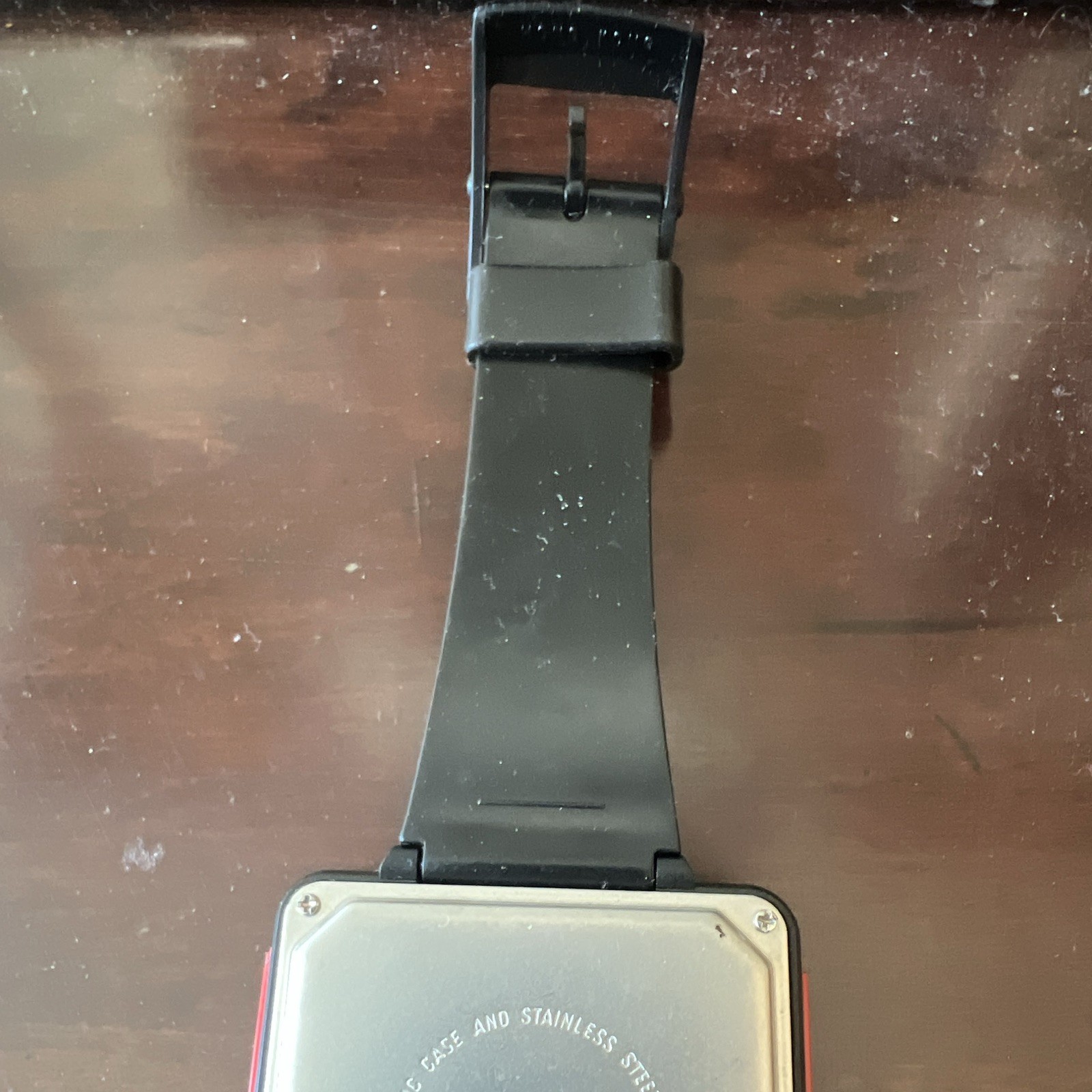 Nintendo Super Mario 3 Digital LCD Quartz Wristwatch Black Plastic Band 1990