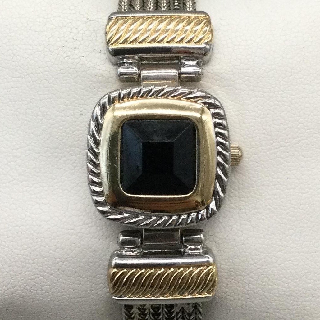 Beverly Hills Polo Club Hidden Dial Womens Watch 22mm Two Tone New Battery 8″