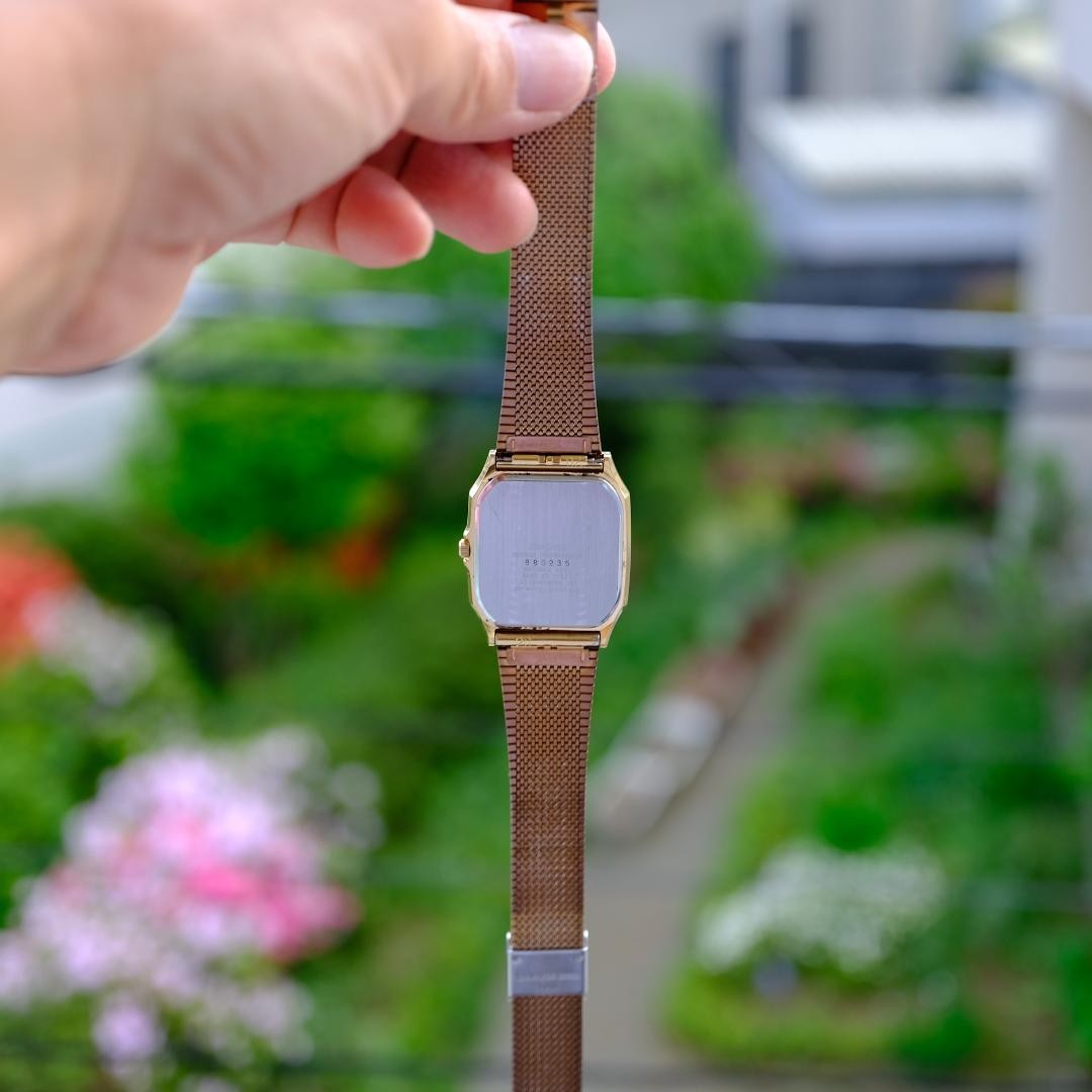CITIZEN FORMA Gold Quartz Mesh Watch