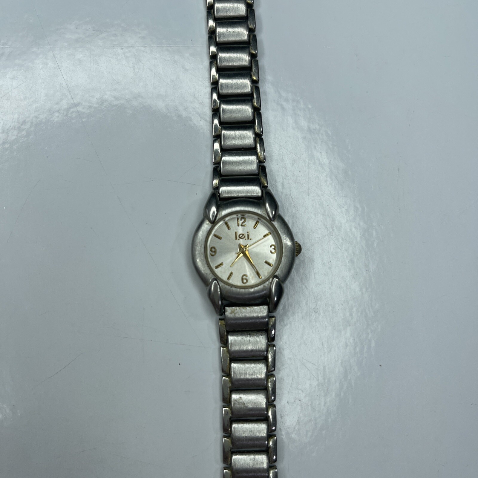 E LEI Japan 6622 Silver Two Tone Stainless Untested