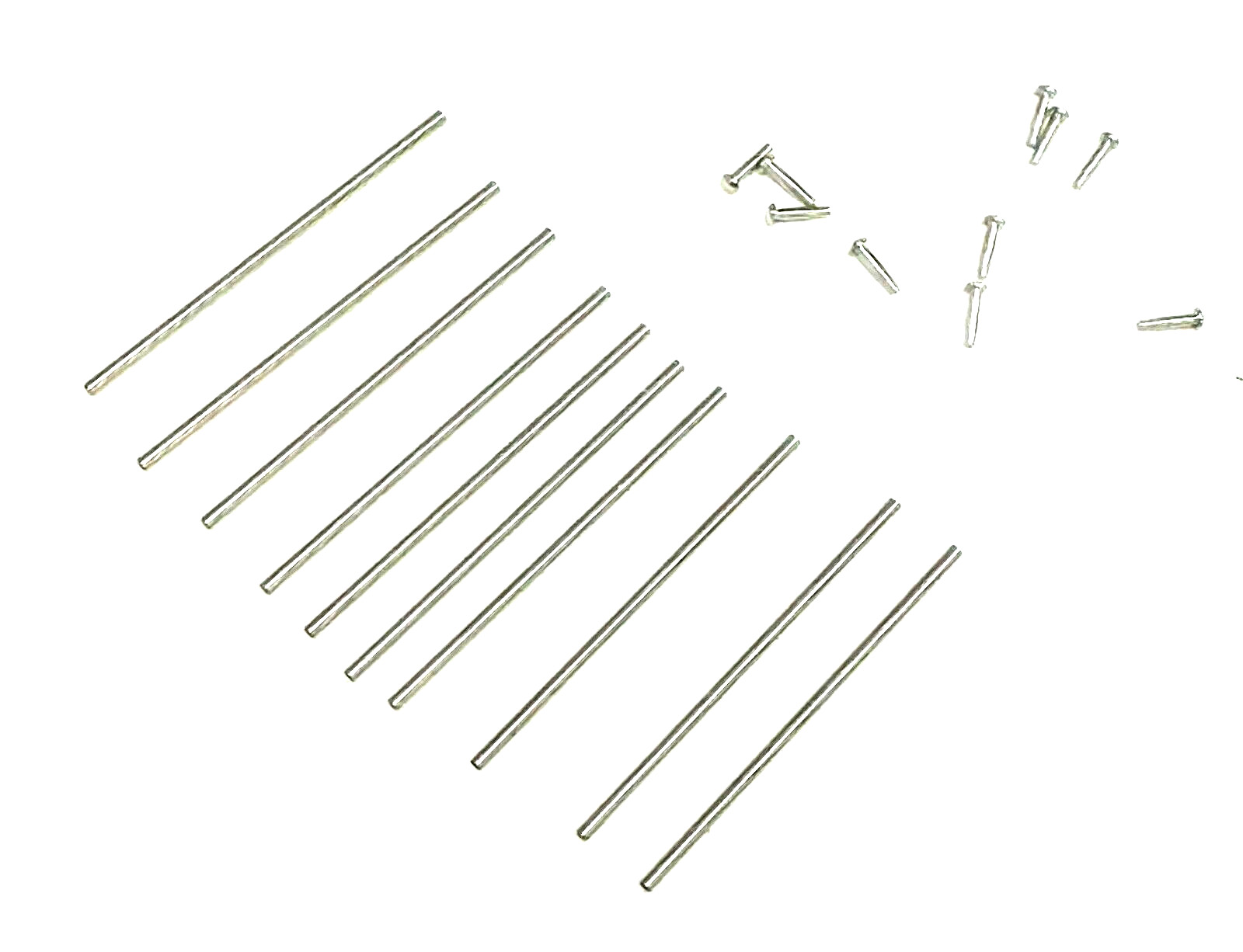 SET OF 10 SAFETY LOCK PINS FOR MENS WATCH BAND FLIP LOCK CLASP SIZE (30MMx1.5X1)