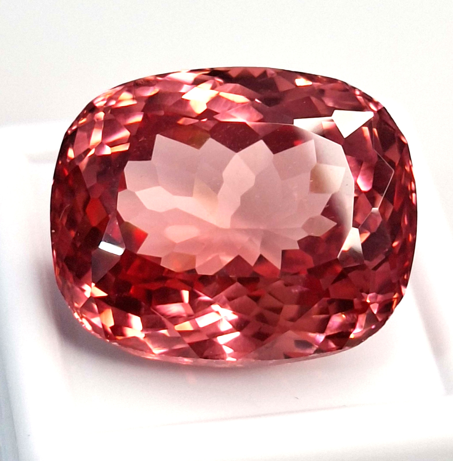 Padparadscha Sapphire Cushion Cut 44-46 Ct Natural Loose Gemstone RK335
