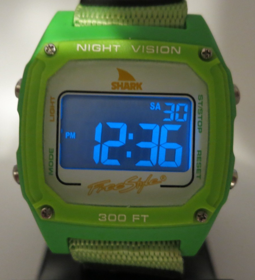 Freestyle Shark Leash Green Digital Watch – 10006447 – New Battery