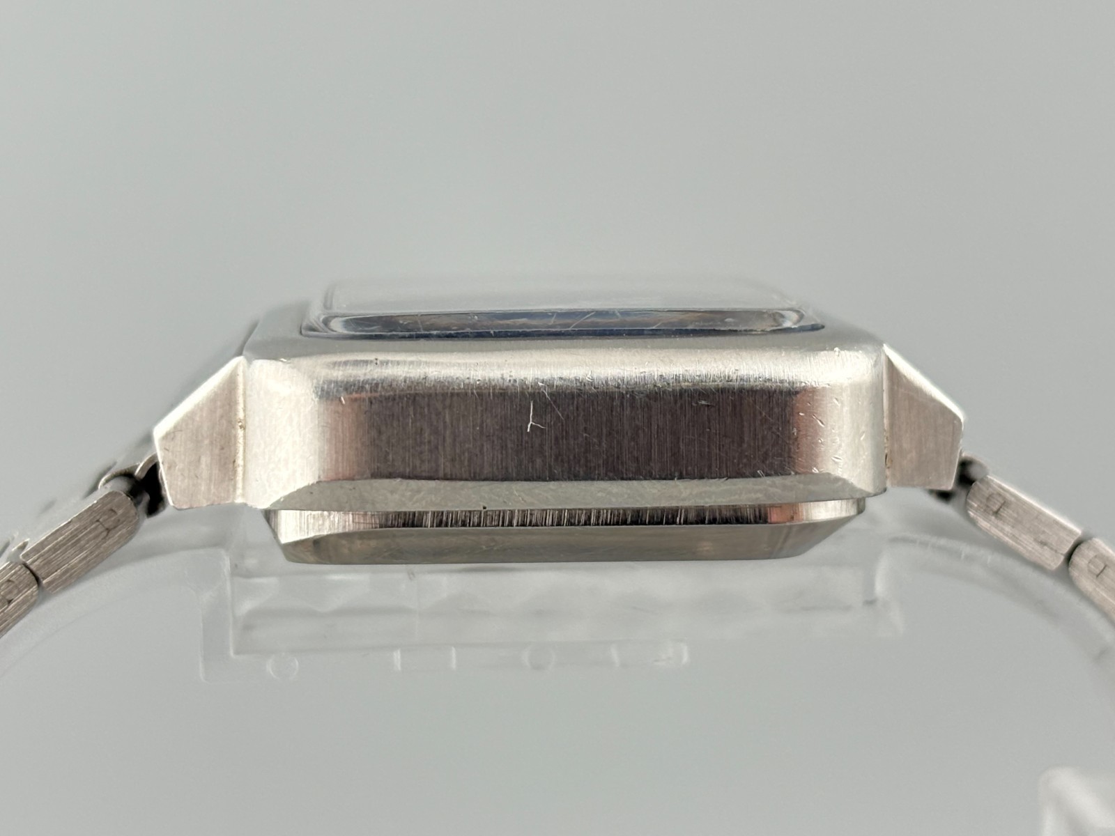 Vintage 1976 SEIKO TYPE II 4623-5000 Quartz Day/Date Blue Square Watch
