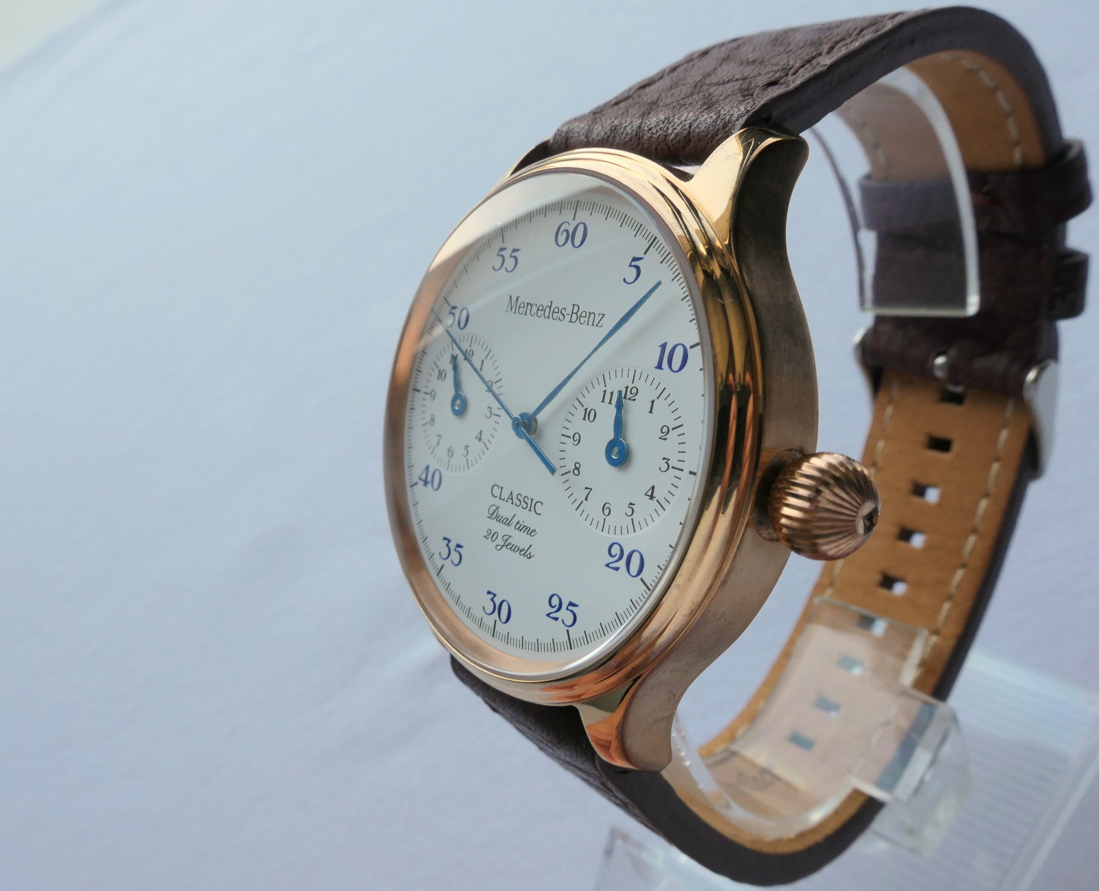 Mercedes Benz Classic Dual Time Zone Design Car Accessory GMT Automatic Watch