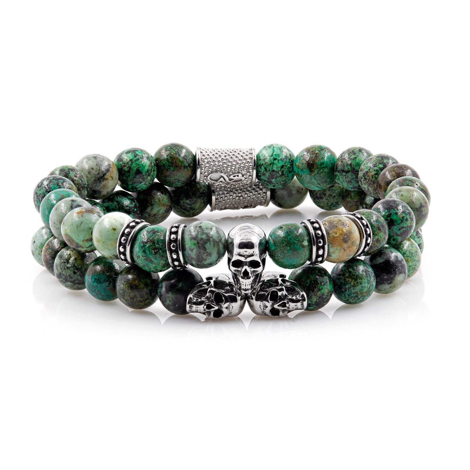 African turquoise bracelet bracelet beaded bracelet Memento Mori edition