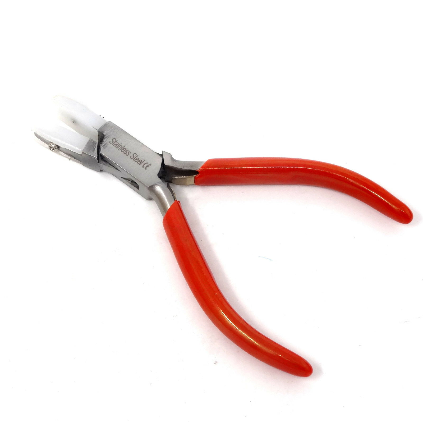 Pliers Flat Nylon Jaws Nose Jewelry Bead Wire Work Tool Straighten Wire