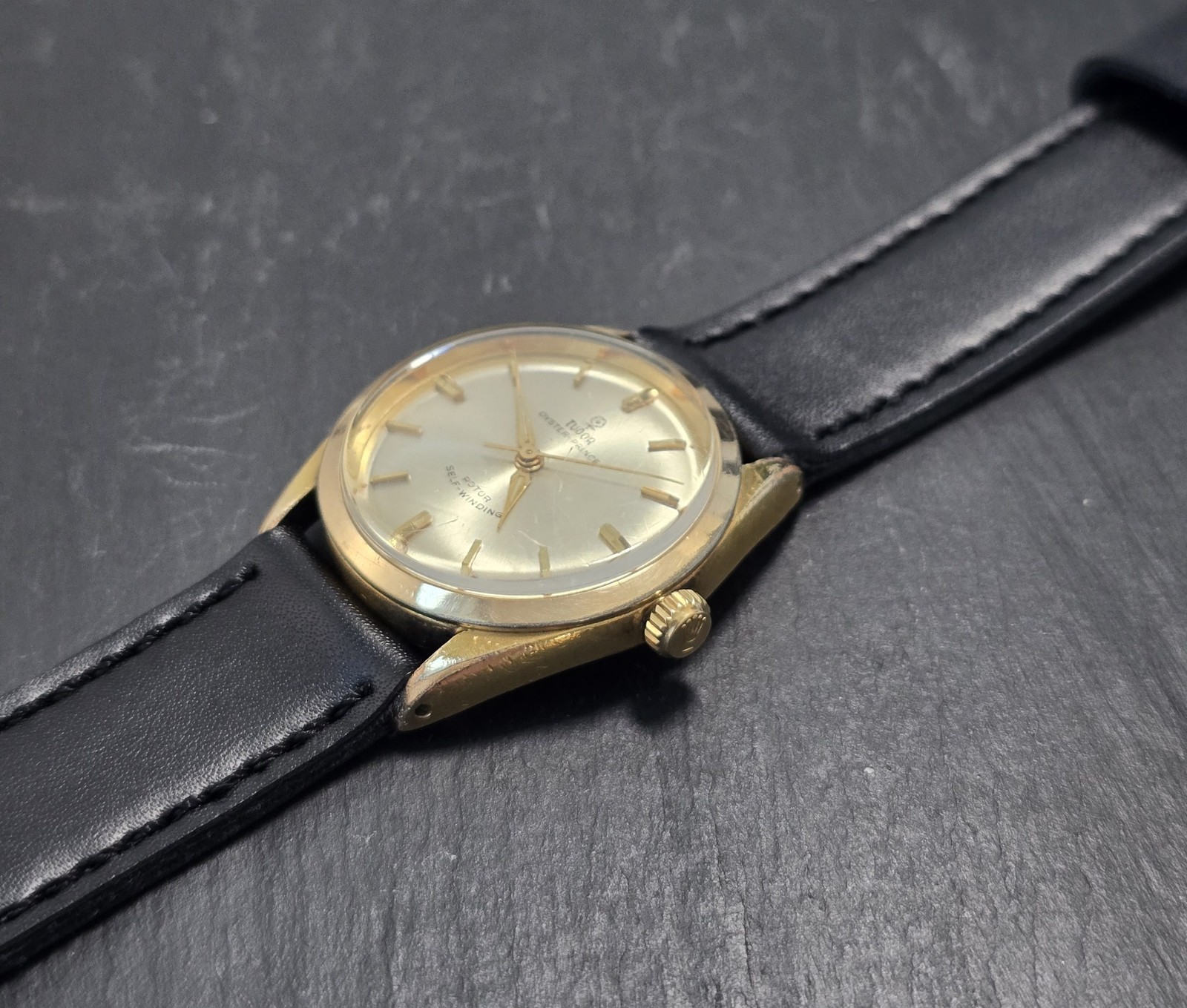 Vintage Tudor Oyster-Prince Rotor Automatic Watch 7965 34mm 1960s