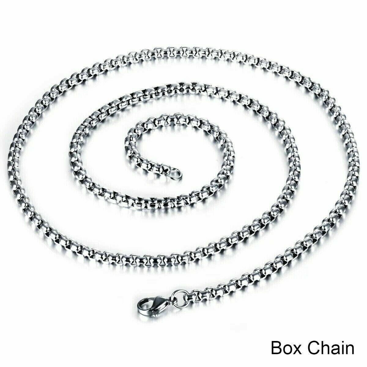 Men’s Christ Jesus Nail Rope Cross Pendant Necklace Christian Jewelry Chain 24″